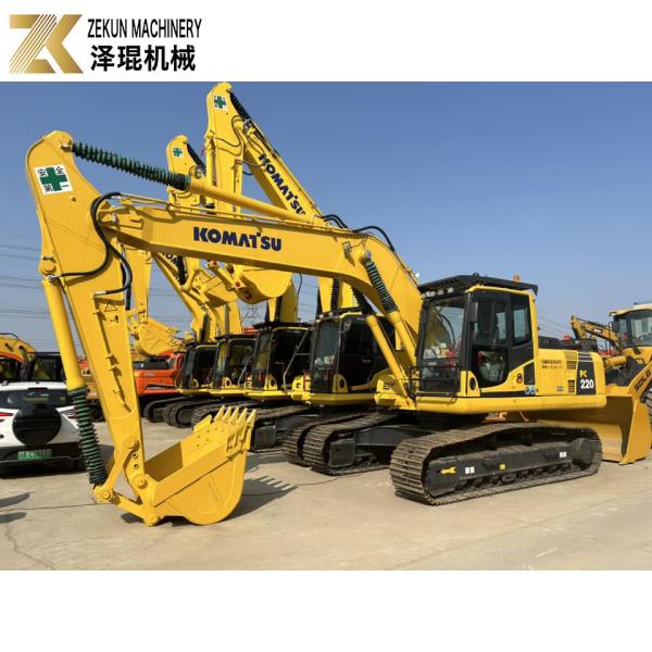 Second Hand Komatsu PC220-8 22T Used Crawler Excavator 1.26m3 Bucket