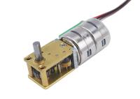 Moteur pas à pas 15mm de haute de couple de vitesse pile multi de rapport double avec la boîte de vitesse de ver
