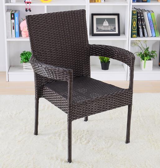 Leisure Aluminium Outdoor Garden Poly Rattan wicker chair patio Backyard table and chairs sets