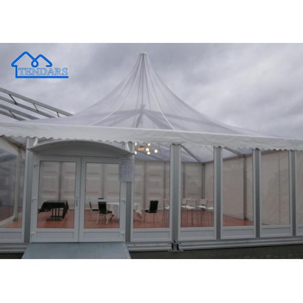 Алюминиевый сплав Пагода стеклянная палатка свадебный навес палатка для открытого воздуха для вечеринок, ресторанов, стендов и т.д.