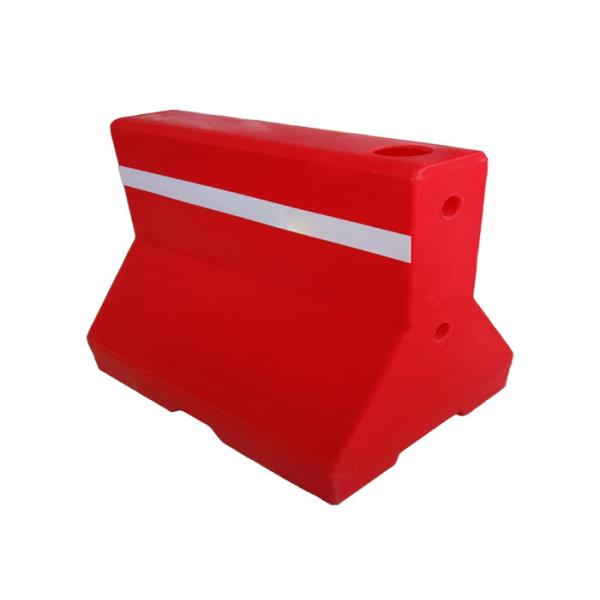 Water Filled Highway Plastic Barrier Herringbone Traffic Safety Equipment