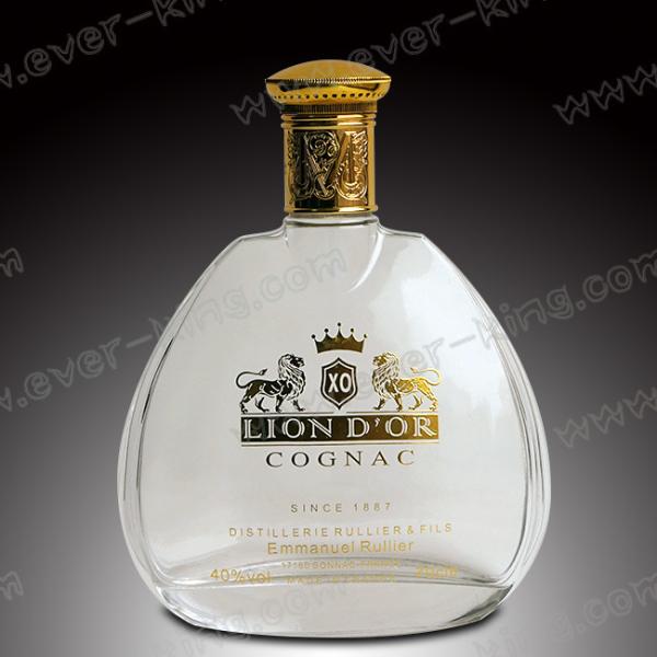 Бутылки ликера 750 ML овальные стеклянные