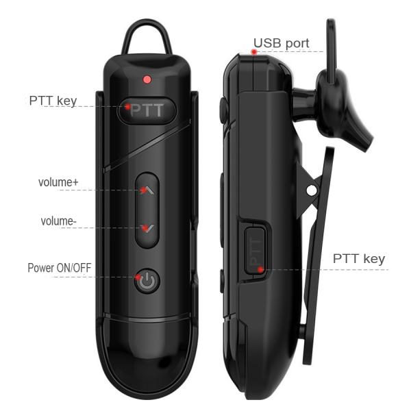 MI-NI Walkie Talkie Micro Wireless Blueteeth-compatible Intercom for Restaurant Salon