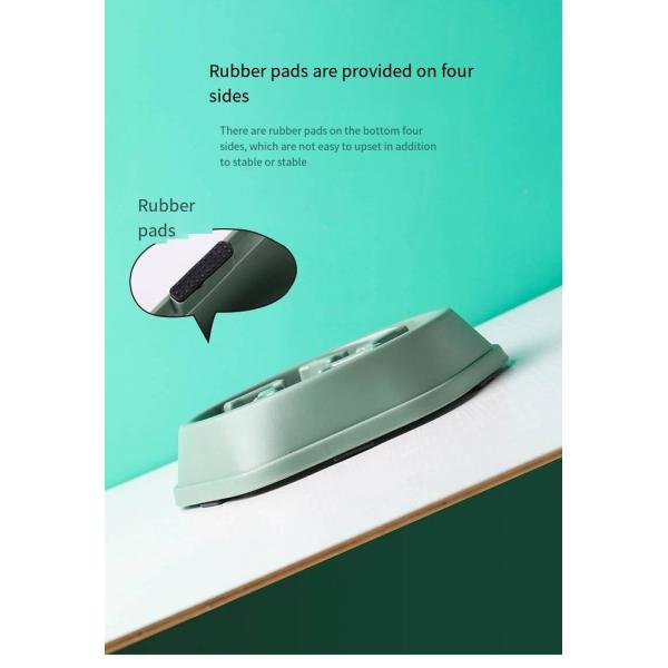 Собаки и кошки Пластиковая чаша для медленного питания - это антизадыхающаяся и быстро глотающаяся костная модель для домашних животных