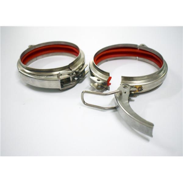 Гальванизированная стальная струбцина трубы быстрого выпуска воздуховода нержавеющей стали 250mm с резиной Epdm