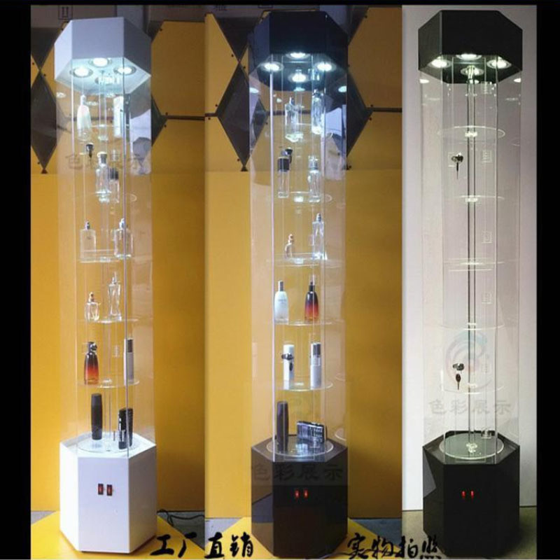 High Grade Cold-rolled Sheet LED Display Case for Displaying Wiper and Acrylic Plinths