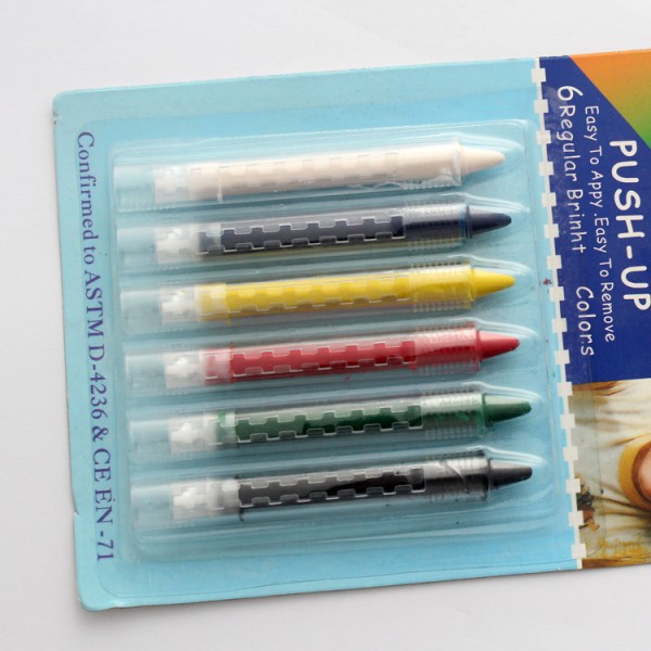 fashion safe face watercolor 6color wholesale non toxic face paint