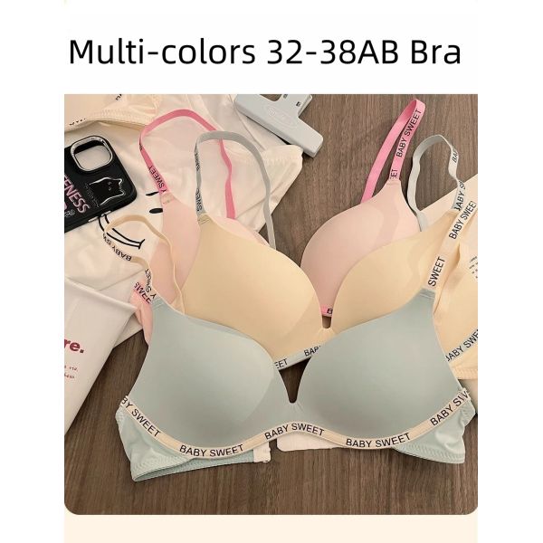 Wire-Free Small Breast 32-38AB Fashion Sweet Sexy Women Bra Wholesale High Quality Women Sweet Bra