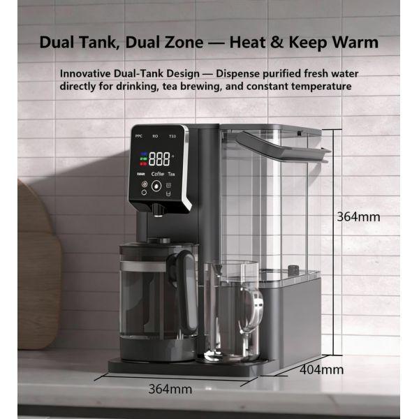 Desktop RO Water Dispenser True 100°C Boiling with 4 Temperature Control
