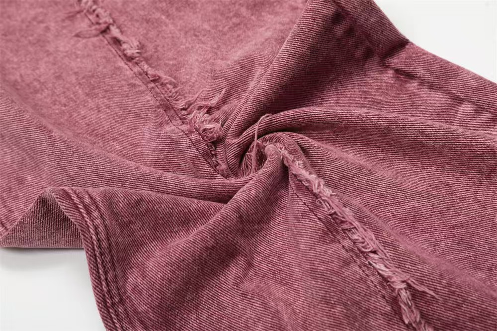Classic Denim Pants Featuring Durable Metal Rivets Reinforcing Stress Points Suitable for Retail and Apparel Businesses