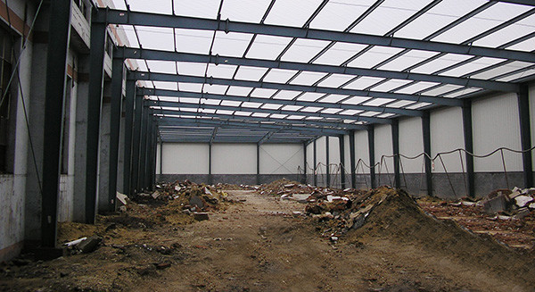 Q235 Q355B Steel Structure Shed Hot Dip Galvanized Painted Metal Shed Construction