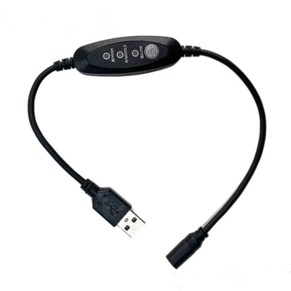 Low Voltage Usb Dc Cable 13cm Straight Angle Usb Power Switch Cable