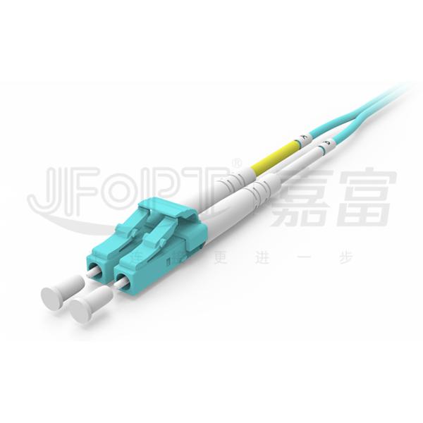 Гибкого провода мультимодный 50/125 3.0mm LSZH оптического волокна LC-LC Aqua двухшпиндельного