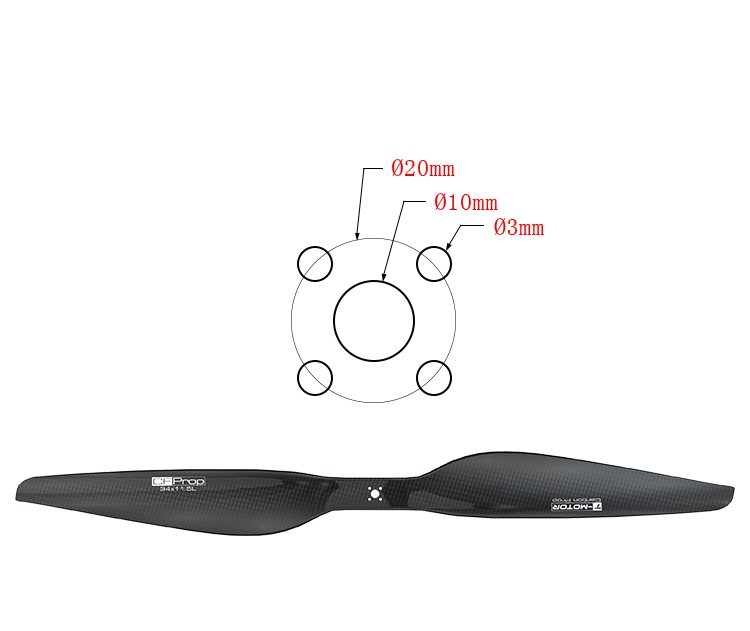 Factory Outlet T-MOTOR G32*11.5 Prop-2PCS/PAIR 34 Inch Carbon Fiber Propellers For Heavy Load Octocopter A Six Rotor Drone