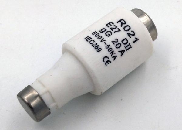 Screw Base E27 Waterproof Fuse Holder 100KA Breaking Low Voltage