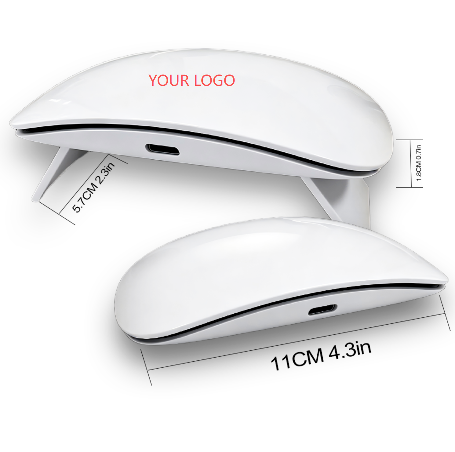 6W LED UV Nail Lamp Mini USB Nail Dryer with Touch Sensor for Manicure and Salon