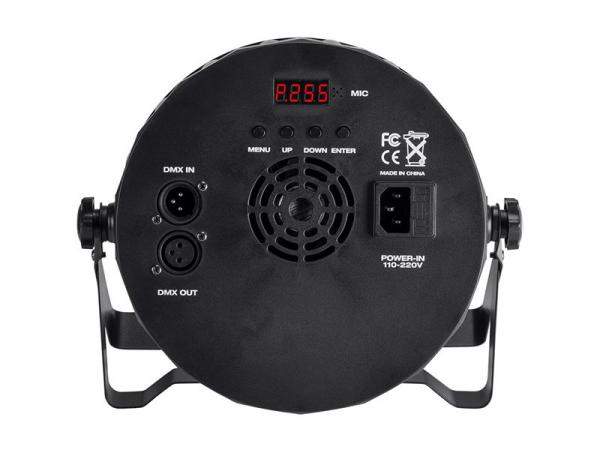 9 x 10W LED Par Light RGBW PAR 64 90W DMX512 Slim Effect DJ Stage Lighting