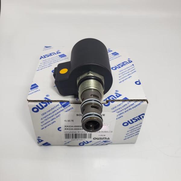 XKCH-00022 Selenoide Valve For Hyundai R215VS R210LC9 R250LC9 R385VS Excavator Parts