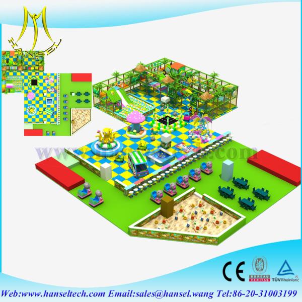 Hansel high quality indoor kids soft play kids play area children playground equipment