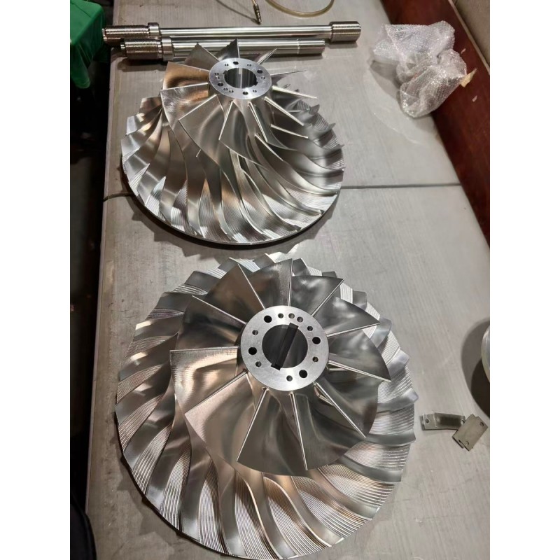 Tri Flow Centrifugal Compressor Impeller 60000RPM Ultra Precision