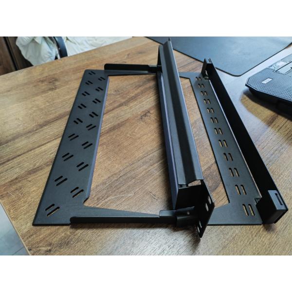 Black MPO MTP Patch Panels 96F 1U LC Patch Panel Modular Shelf