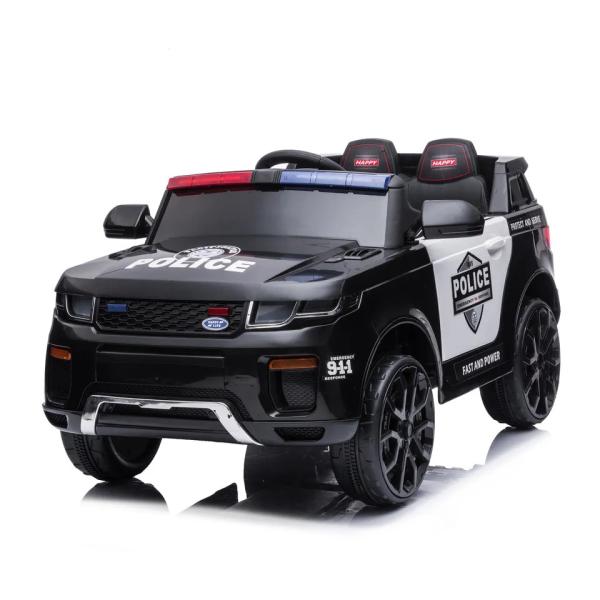 2023 Police Style 4 Wheel Car Kids Electric Ride-On Car Remote Control Included