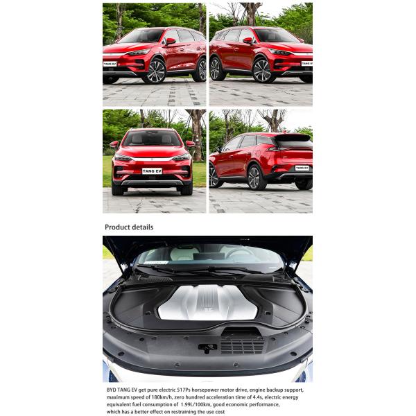 SUV électrique de taille moyenne 5 portes 7 places SUV électrique New Energy BYD Tang