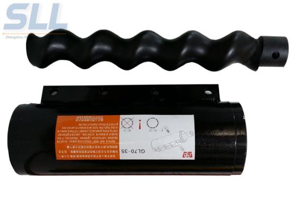 Cement mortar spraying machine stator rotor putty coating machine rubber cover screw accessories