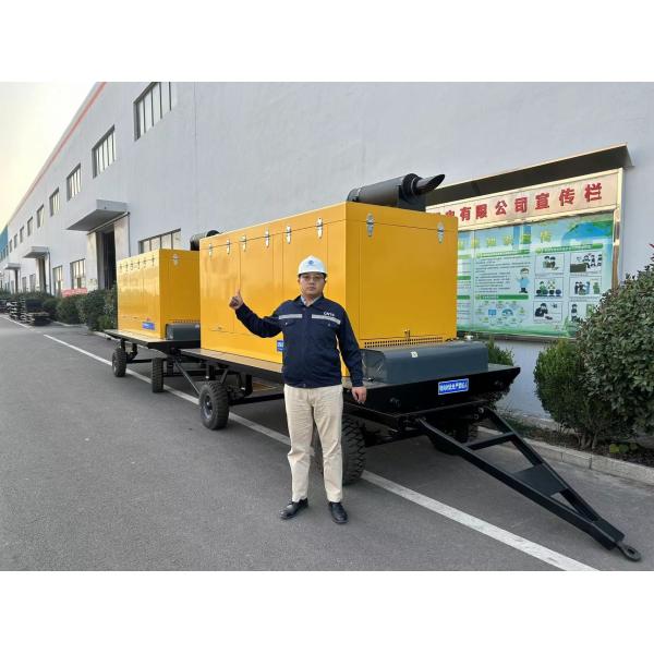 50HZ 60HZ генератор типа прицепа Водяное охлаждение 125KW 150KVA 400V