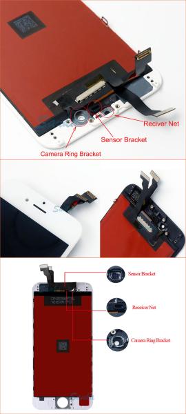 AAAA+ 100% no dead pixel lcd Touch Screen Digitizer & LCD Assembly Replacement For iPhone 6 6 Plus 6S 6S plus+ tempered