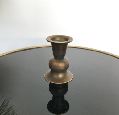 Golden Wear Resistant 0.5KG Nordic Style Candle Holder