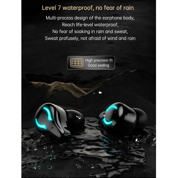 BLE5.1 Low Latency Wireless In Ear Earphones CVC8.0 HSP Wireless Microphone Earbuds