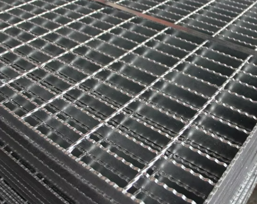 Galvanized Steel Grating with Smooth Plain Tooth for Industrial Commercial Building Materials and Metal Floor Grating