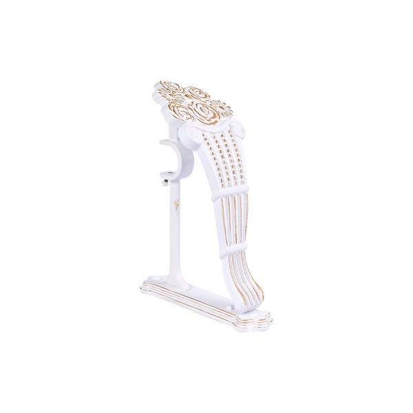 Antique Color Metal Pipe 28MM Curtain Rods Customized Length For Hotel Renovation