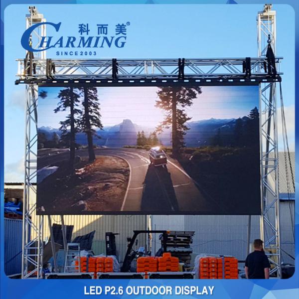 50x50CM Large Outdoor Video Wall Screens For Events Pixel Pith 2.6MM
