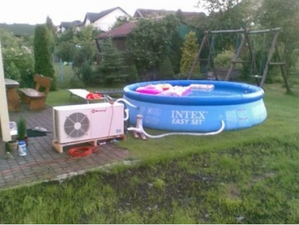 Meeting High COP 42KW Low noise EVI Air to Water heat pump used in Hotels Sauna Spa and swimming pool heater