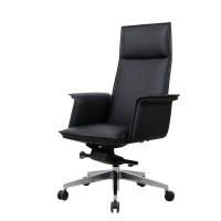 Couro moderno exclusivo do plutônio da cadeira de couro da cadeira ergonômica fixa da tarefa
