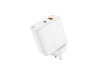Bloco de carregador USB C de alta qualidade de 45W, carregador GaN de 2 portas carregador rápido PPS carregador de parede de viagem útil com PD para MacBook
