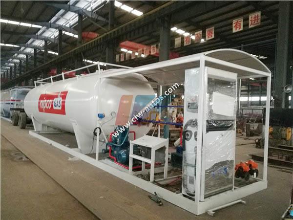 Aço carbono 40000 de 20MT LPG do gás litros de tanque de armazenamento que cozinha o posto de gasolina do gás