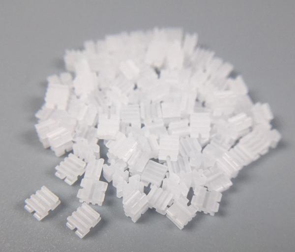 Customized Ceramic Dental Braces With Comfortable Arc Shape Smooth Schemes