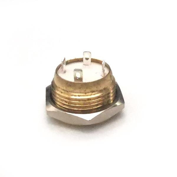 Brass Push Button Switch Ring Led Illuminated Waterproof Micro 22mm Self Reset