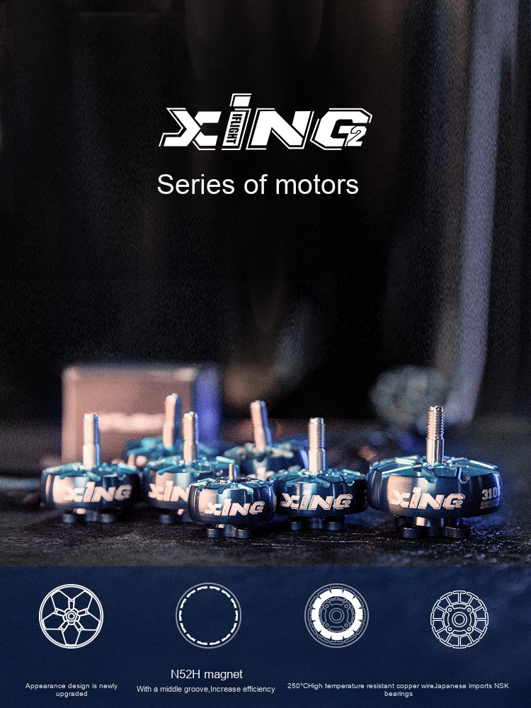 IFLIGHT Xing2 2207 Racing FPV Flying Machine Aviation Aluminum Double Bearing with Brushless Motor Power for FPV Droe