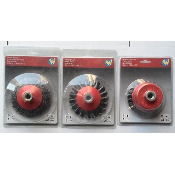 Welding Seams Stainless Steel Wire Bevel Brush INOX Wire Flared Cup Brushes