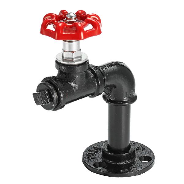 Industrial Grade Steel Pipe Bracket for Faucet Perfect for In Home Applications