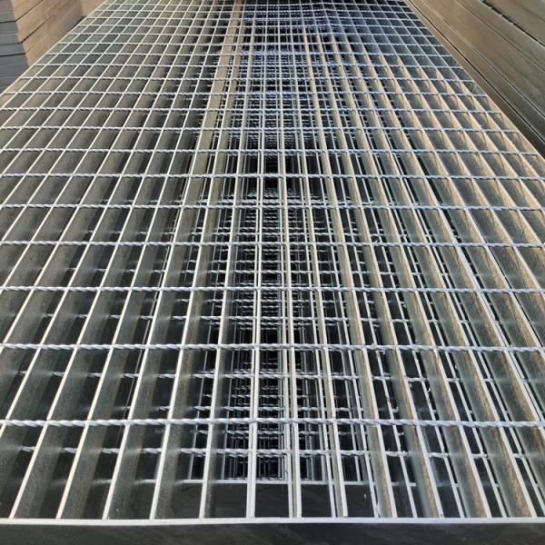 Grade de aço inoxidável Mesh Floor Steel Grating da placa de grade do metal 6000x1000mm