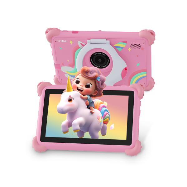 C Idea 7-Inch Kids Tablet, Exquisite Appearance And Built-In Protective Case Resistance And Durability For Kid's Education CM88