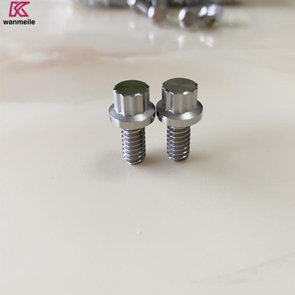 Gr2 Gr5 Titanium Flanged Hex Head Bolt M8 25mm 30mm 40mm for motorcycle or industrial