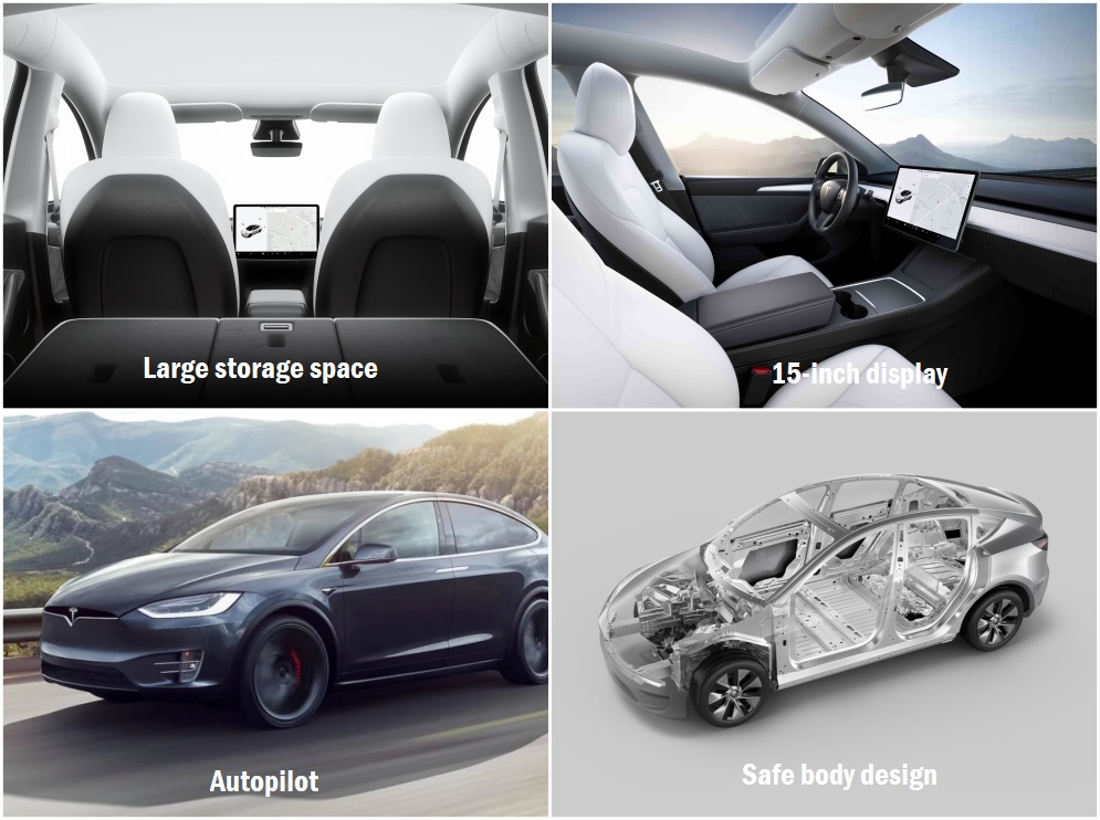 2024 Tesla Model Y Новая энергия Электромобиль Большая батарея полный привод Долгий путь