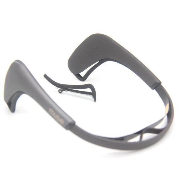 Custom Black Conductive Silicone Ear Hanging for Medical Use