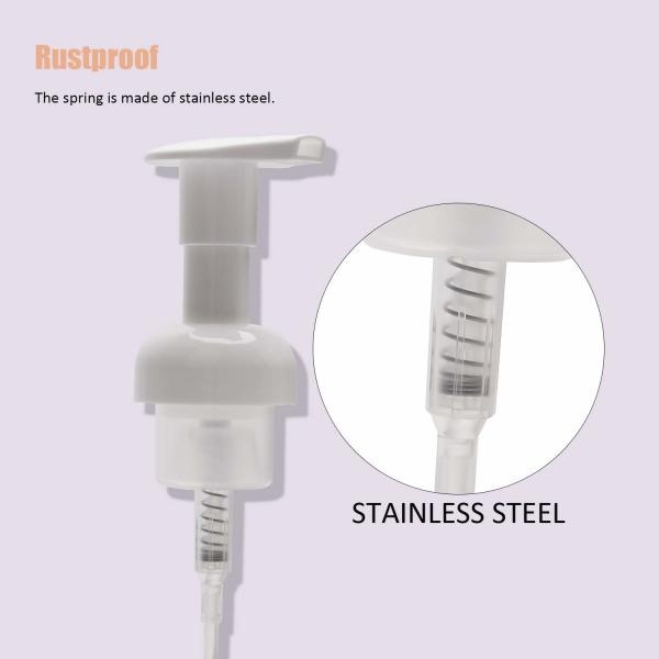 White 40mm/410 Plastic Dispenser Foam Soap Pump No Leakage